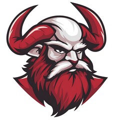 Fototapeta premium Angry mythical creature mascot. Concept of strength, power, and fury.