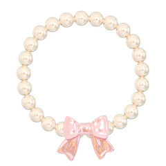 Coquette 3D Round Shape Pearl