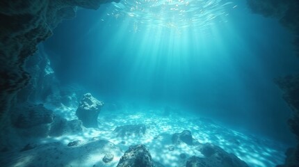 Obraz premium underwater view of the sea