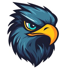 Obraz premium Eagle Head Logo Design. Powerful and Aggressive Mascot.