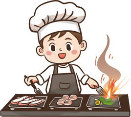 철판구이, 요리, 고기구이,Teppanyaki, cooking, grilled meat