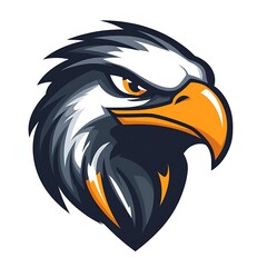 Obraz premium Eagle Head Logo Design. Powerful and Majestic Vector Illustration.