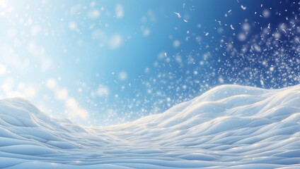 An Enchanting Winter Snow Background Banner for Festive Occasions