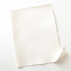 Obraz premium A blank watercolor paper pad with crisp edges, isolated on a white background.