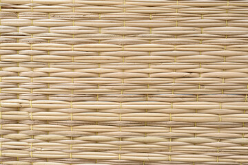 Background texture of woven reed mattress