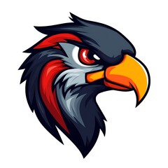 Obraz premium Eagle Head Mascot Design. Powerful, Aggressive, Sport Logo.