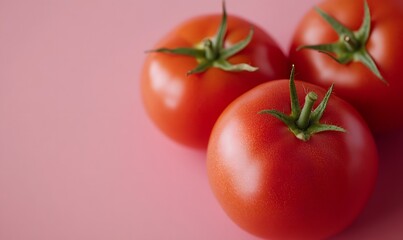 photography works of tomatoes against a solid, Generative AI