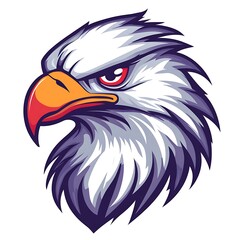 Fototapeta premium Eagle Head Logo Design. Powerful and Majestic Animal Graphic.