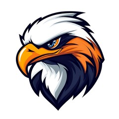 Obraz premium Eagle Head Logo Design. Powerful and Majestic Mascot.