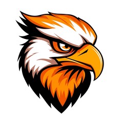 Obraz premium Eagle Head Logo Design. Powerful and Aggressive Mascot.