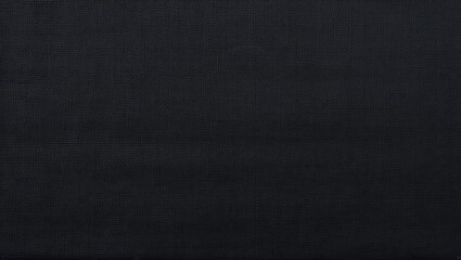 Fototapeta premium Black textured fabric with a subtle woven grid pattern, suitable for backgrounds, design elements, and textile concepts in creative projects