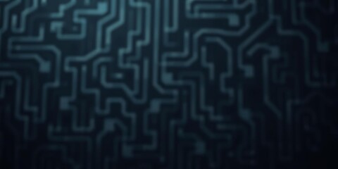 Fototapeta premium Abstract black labyrinth background with a shallow depth of field focus, creating a mysterious and bewitching atmosphere, mysterious, blurred