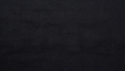 Fototapeta premium Black textured fabric with a subtle woven grid pattern, suitable for backgrounds, design elements, and textile concepts in creative projects
