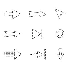 arrow set vector design Pointers
