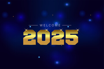 A cheerful New Year 2025 wallpaper showcasing bright colors and celebratory elements to welcome the new year