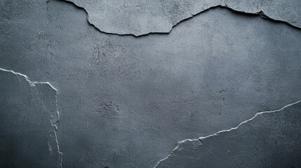 Cracked concrete wall texture, detailed closeup of weathered surface with extensive cracks and grunge pattern for background or design