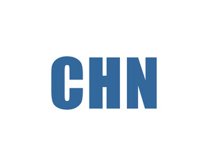 Fototapeta premium CHN logo design vector template. CHN
