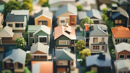 Fototapeta premium Cutaway View of a Big Family Home in Melbourne, Showing the Living Spaces