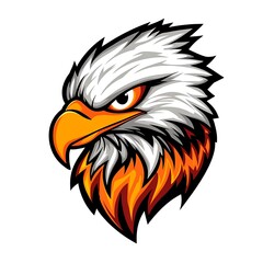 Obraz premium Eagle Head Mascot Logo. Powerful and Aggressive Design.