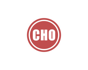CHO logo design vector template. CHO