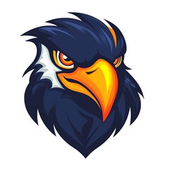 Obraz premium Eagle Head Mascot Logo. Powerful and fierce animal mascot design.