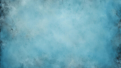 Obraz premium A blue textured backdrop featuring an elegant vintage paper design, enhanced with grunge scratches and a rock or stone-like appearance