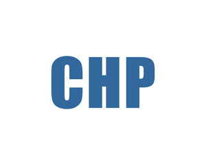 Obraz premium CHP logo design vector template. CHP