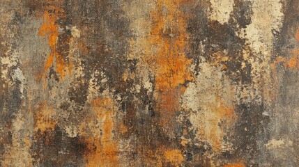 Abstract Textured Background With Brown Orange And Gray Hues