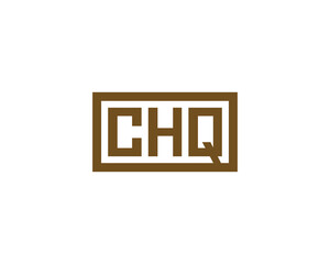 CHQ logo design vector template. CHQ
