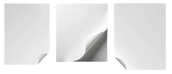 Lined sheet of paper isolated on white background.