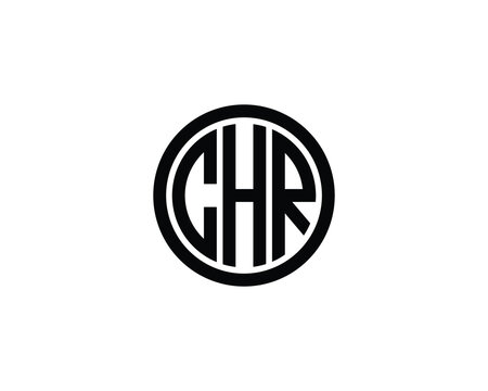 CHR logo design vector template. CHR