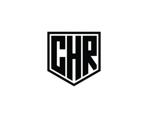 CHR logo design vector template. CHR