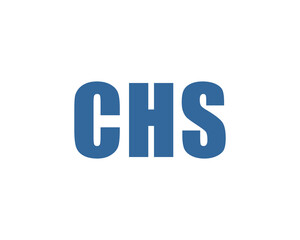 CHS logo design vector template. CHS