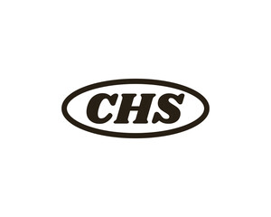 CHS logo design vector template. CHS