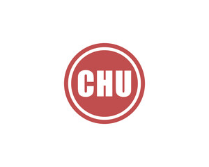 CHU Logo design vector template. CHU