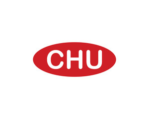 CHU Logo design vector template. CHU
