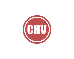 CHV logo design vector template. CHV