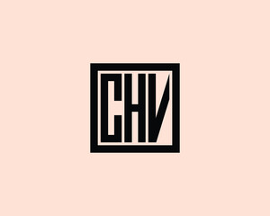 CHV logo design vector template. CHV