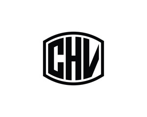 CHV logo design vector template. CHV