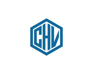 CHV logo design vector template. CHV