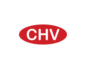 CHV logo design vector template. CHV