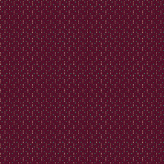 Dark red burgundy background Primitive abstract geometric fabric pattern Yellow peach green polka dots