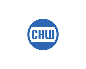 CHW logo design vector template. CHW