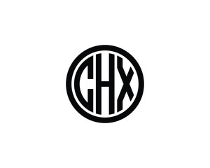 CHX logo design vector template. CHX