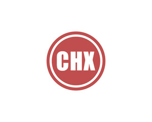 CHX logo design vector template. CHX