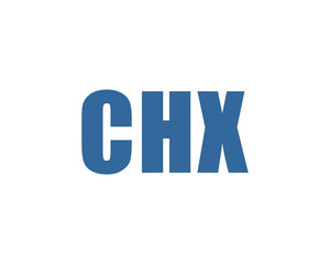 CHX logo design vector template. CHX