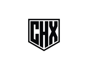 CHX logo design vector template. CHX