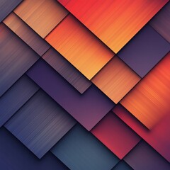 Obraz premium Colorful image of squares and rectangles with a wood grain background