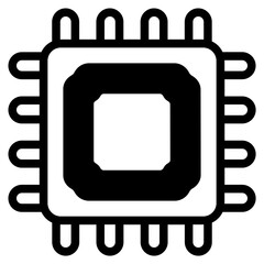 Chip Glyph Icon