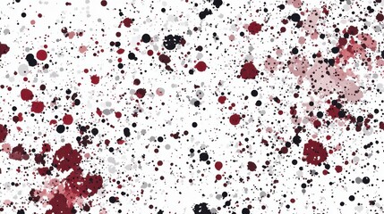 Red and white grunge paint splatter vector backgrounds